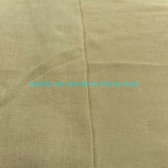 작업복 기능성 섬유를 위한 220GSM 황색 PARA 아라미드 니트 난연 직물